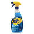 Zep Commercial Streak-Free Glass Cleaner, Pleasant Scent, 32 oz Spray Bottle, 12/Carton
