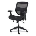 HON Prominent High-Back Task Stool, Supports Up to 250 lb, 15.94" to 19.69" Seat Height, Black