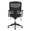 HON Prominent High-Back Task Stool, Supports Up to 250 lb, 15.94" to 19.69" Seat Height, Black