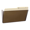 Storex Wall File, Letter Size, 13" x 4" x 7", Smoke