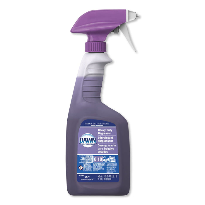 Dawn Heavy Duty Degreaser Spray, 32 oz Bottle, 6/Carton