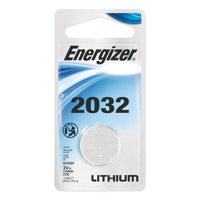 Energizer 2032 Lithium Coin Battery, 3 V