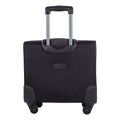 Swiss Mobility Purpose Overnight Business Case On Spinner Wheels, Fits Devices Up to 15.6", Polyester, 9.5 x 9.5 x 17.5, Black