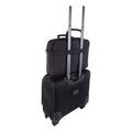 Swiss Mobility Cadence 2 Section Briefcase, Fits Devices Up to 15.6", Polyester, 4.5 x 4.5 x 16, Charcoal