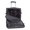 Swiss Mobility Purpose Overnight Business Case On Spinner Wheels, Fits Devices Up to 15.6", Polyester, 9.5 x 9.5 x 17.5, Black