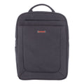 Swiss Mobility Cadence 2 Section Business Backpack, Fits Devices Up to 15.6", Polyester, 6 x 6 x 17, Charcoal