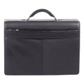 Swiss Mobility Milestone Briefcase, Fits Devices Up to 15.6", Leather, 5 x 5 x 12, Black