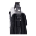Swiss Mobility Milestone Briefcase, Fits Devices Up to 15.6", Leather, 5 x 5 x 12, Black