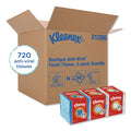 Kleenex Boutique Anti-Viral Facial Tissue, 3-Ply, White, Pop-Up Box, 60 Sheets/Box, 3 Boxes/Pack, 4 Packs/Carton