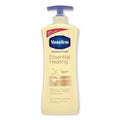 Vaseline Intensive Care Essential Healing Body Lotion, 20.3 oz, Pump Bottle, 4/Carton
