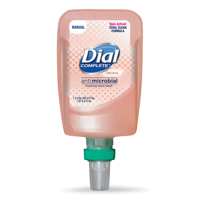 Dial Antibacterial Foaming Hand Wash Refill for FIT Manual Dispenser, Original, 1.2 L
