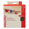 VELCRO Sticky-Back Fasteners with Dispenser, Removable Adhesive, 0.75" x 15 ft, Beige