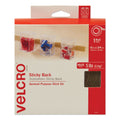 VELCRO Sticky-Back Fasteners with Dispenser, Removable Adhesive, 0.75" x 15 ft, Beige