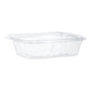 Dart ClearPac SafeSeal Tamper-Resistant, Tamper-Evident Containers, Tall, Flat Lid, 20 oz, 5.7 x 7.3 x 1.8, Clear, Plastic, 200/CT