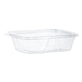 Dart ClearPac SafeSeal Tamper-Resistant, Tamper-Evident Containers, Tall, Flat Lid, 20 oz, 5.7 x 7.3 x 1.8, Clear, Plastic, 200/CT
