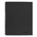 Cambridge Wirebound Business Notebook, 1 Subject, Wide/Legal Rule, Black Linen Cover, 9.5 x 6.63, 80 Sheets