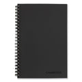 Cambridge Wirebound Business Notebook, 1 Subject, Wide/Legal Rule, Black Cover, 8 x 5, 80 Sheets