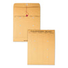 Quality Park Recycled Kraft String/Button Interoffice Envelope, #97, Two-Sided Five-Column Format, 52-Entries, 10 x 13, Brown Kraft,100/CT