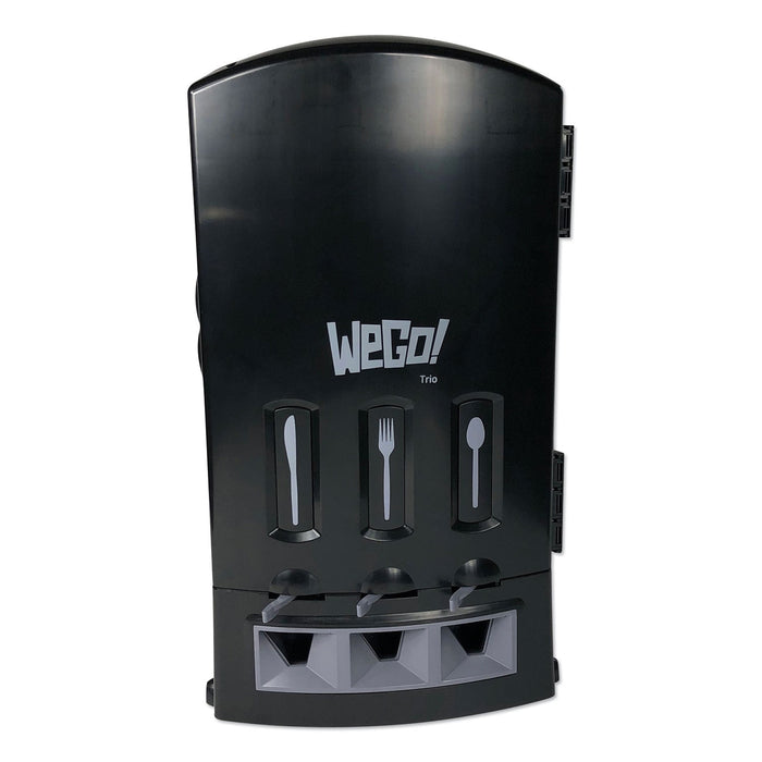 WeGo Dispenser, Forks/Knives/Spoons, 13.39 x 15.75 x 23.62, Black