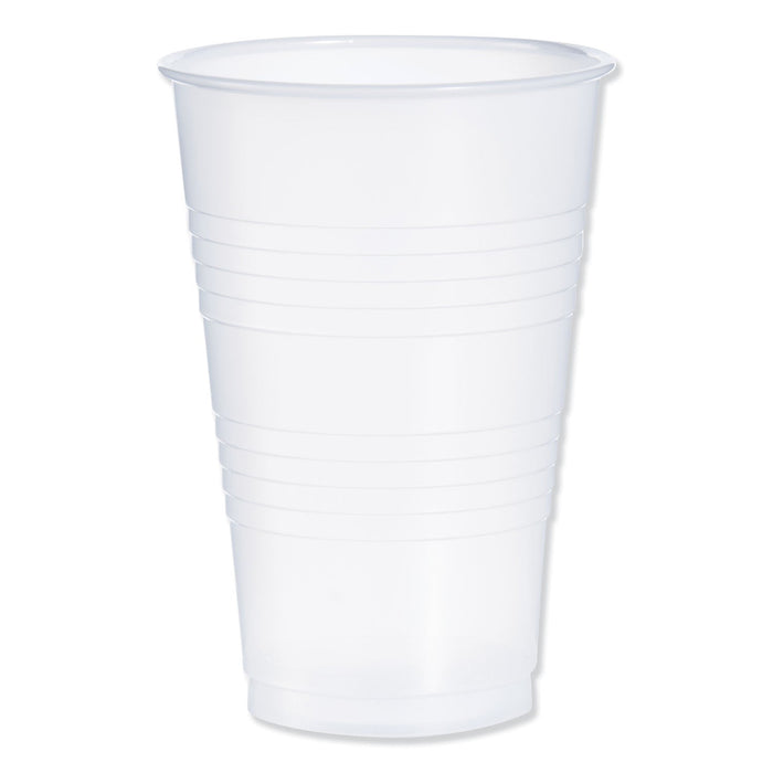 Dart High-Impact Polystyrene Cold Cups, 20 oz, Translucent, 1,000/Carton