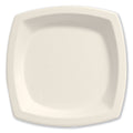 Dart Bare Eco-Forward Sugarcane Dinnerware, Plate, 6.7" dia, Ivory, 125/Pack, 8 Packs/Carton