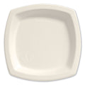 Dart Bare Eco-Forward Sugarcane Dinnerware, Plate, 8.3" dia, Ivory, 125/Pack