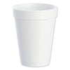Dart Foam Drink Cups, 14 oz, White, 1,000/Carton