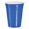 Dart Solo Plastic Party Cold Cups, 16 oz, Blue, 50/Bag, 20 Bags/Carton