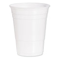 Dart Solo Party Plastic Cold Drink Cups, 16 oz to 18 oz, White, 50/Bag, 20 Bags/Carton