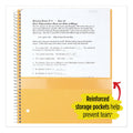 Five Star Wirebound Notebook, 5 Subject, 8 Pockets, Medium/College Rule, Randomly Assorted Covers, 11 x 8.5, 200 Sheets