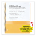 Five Star Wirebound Notebook, 1 Subject, Medium/College Rule, Red Cover, 11 x 8.5, 100 Sheets