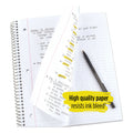 Five Star Wirebound Notebook, 1 Subject, Medium/College Rule, Green Cover, 11 x 8.5, 100 Sheets