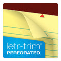 TOPS Docket Gold Ruled Perforated Pads, Wide/Legal Rule, 50 Canary-Yellow 8.5 x 11.75 Sheets, 12/Pack