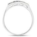 0.48 Carat Genuine Blue Diamond .925 Sterling Silver Ring by Bids.com