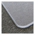 Floortex Cleartex MegaMat Heavy-Duty Polycarbonate Mat for Hard Floor/All Carpet, 46 x 60, Clear