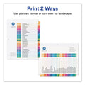 Avery Customizable TOC Ready Index Multicolor Tab Dividers, 31-Tab, 1 to 31, 11 x 8.5, White, Traditional Color Tabs, 1 Set