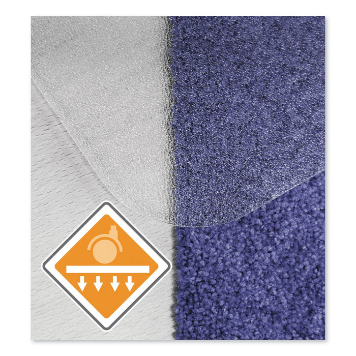 Floortex Cleartex Unomat Anti-Slip Chair Mat for Hard Floors/Flat Pile Carpets, 60 x 48, Clear