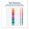 Avery Customizable TOC Ready Index Multicolor Tab Dividers, Extra Wide Tabs, 10-Tab, 1 to 10, 11 x 9.25, White, 1 Set