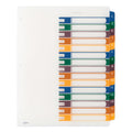 Avery Customizable Table of Contents Ready Index Dividers with Multicolor Tabs, 15-Tab, 1 to 15, 11 x 8.5, Translucent, 1 Set
