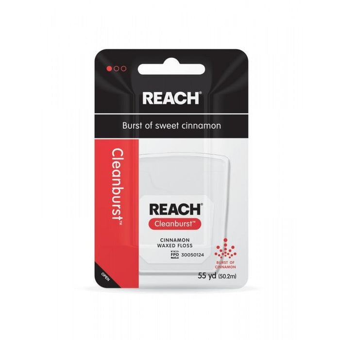 Reach Waxed Dental Floss Cinnamon 55Yd by Pasteur Pharmacy
