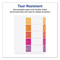 Avery Customizable Table of Contents Ready Index Dividers with Multicolor Tabs, 5-Tab, 1 to 5, 11 x 8.5, White, 3 Sets