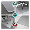 Floortex Cleartex MegaMat Heavy-Duty Polycarbonate Mat for Hard Floor/All Carpet, 46 x 60, Clear