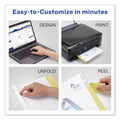 Avery Customizable Print-On Dividers, 3-Hole Punched, 8-Tab, 11 x 8.5, White, 1 Set