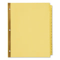 Avery Preprinted Laminated Tab Dividers with Gold Reinforced Binding Edge, 31-Tab, 1 to 31, 11 x 8.5, Buff, 1 Set