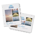 Avery Customizable Print-On Dividers, 3-Hole Punched, 5-Tab, 11 x 8.5, White, 5 Sets