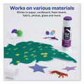 Avery Permanent Glue Stic, 1.27 oz, Applies Purple, Dries Clear