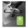 Floortex Cleartex Ultimat XXL Polycarb. Square General Office Mat for Carpets, 60 x 60, Clear
