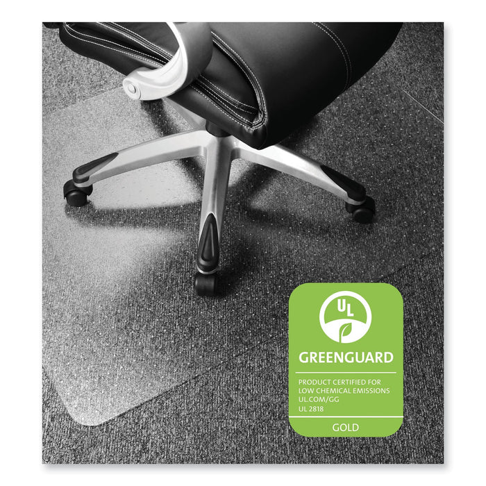 Floortex Cleartex Ultimat XXL Polycarb. Square General Office Mat for Carpets, 60 x 60, Clear
