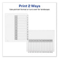Avery Customizable TOC Ready Index Black and White Dividers, 15-Tab, 1 to 15, 11 x 8.5, 1 Set