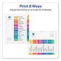 Avery Customizable TOC Ready Index Multicolor Tab Dividers, 15-Tab, 1 to 15, 11 x 8.5, White, Traditional Color Tabs, 6 Sets